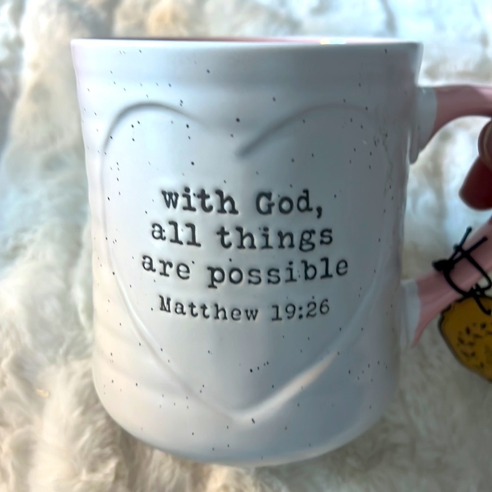 Seeds and Sunshine Mug, Engraved with a Bible Verse
